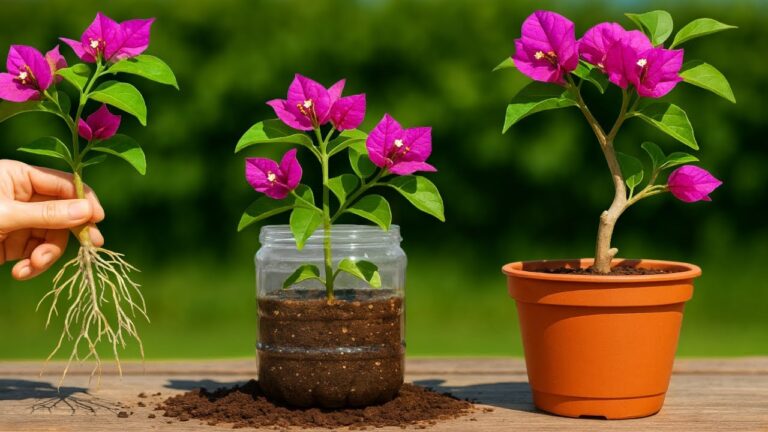 Non ci crederai… radici veloci con un semplice rametto di bougainvillée!