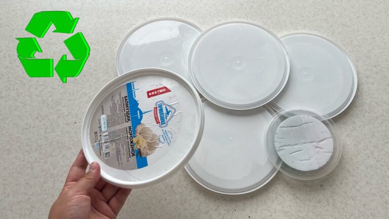 Non ci crederai… trasforma i coperchi di plastica in bellezza incredibile!