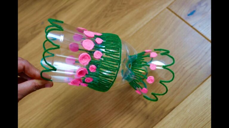 Unglaublich… aus Plastikflaschen wird mit einem simplen Trick ein wahres Deko-Meisterwerk!