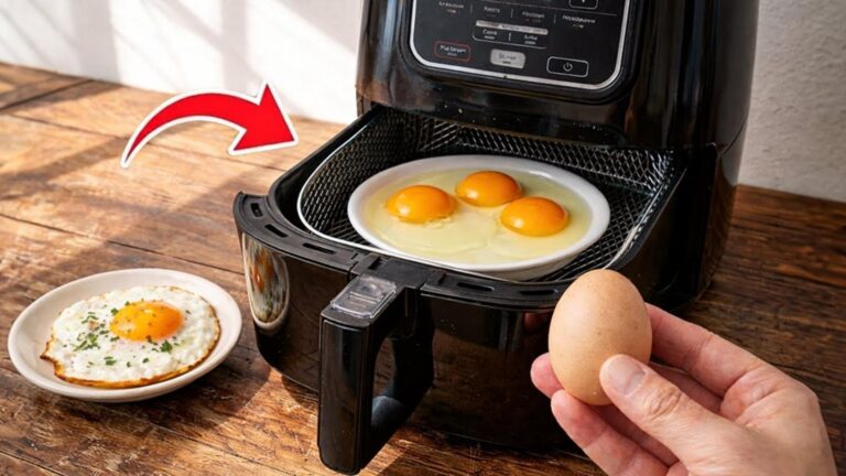 Questo metodo per cuocere le uova nell’air fryer cambierà le tue mattine…