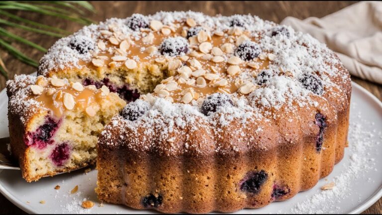 Perdi 15 kg velocemente con questa torta d’avena senza farina e zucchero!