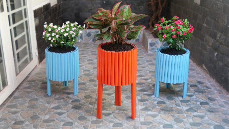 5 idee sorprendenti per trasformare i tubi PVC in fioriere straordinarie!