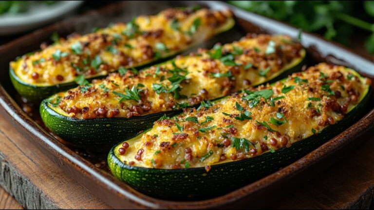 5 Ricette di Barchette di Zucchine con Lenticchie: Vegane e Salutari!