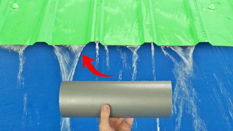 5 idee geniali per creare tubi di drenaggio per tetti in lamiera!