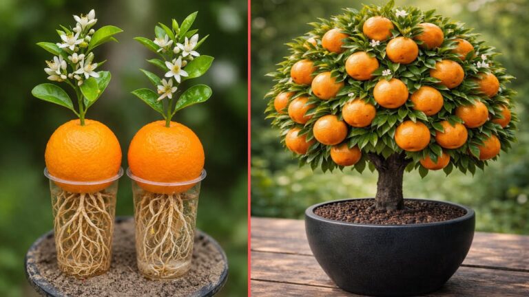 Scopri come far crescere un’arancia in 5 semplici passi con Pepsi e curcuma! 🍊🌱