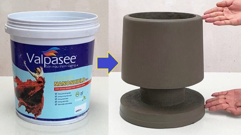 3 idee creative per fare vasi unici con contenitori di plastica e cemento