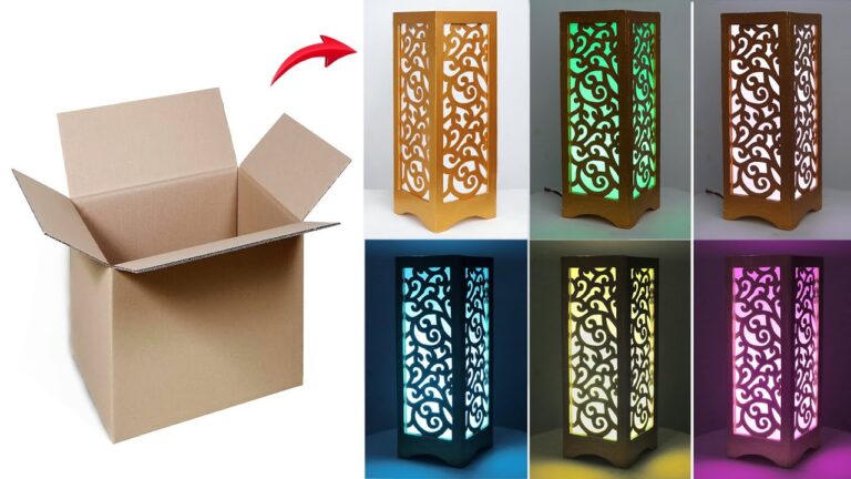 Crea 5 lampade in cartone per un angolo luminoso e originale!