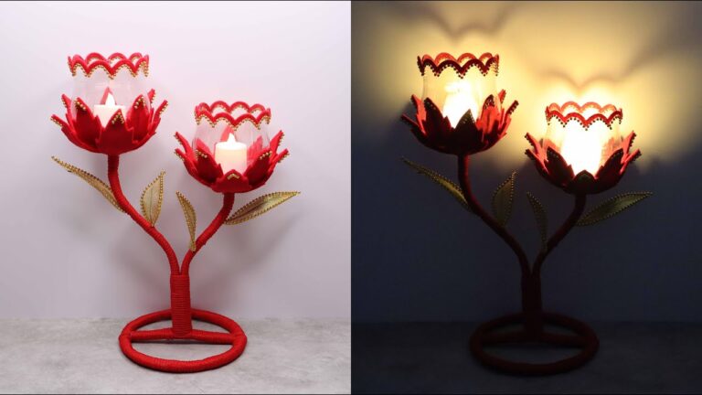 5 idee sorprendenti per portacandele fai da te con bottiglie di plastica!
