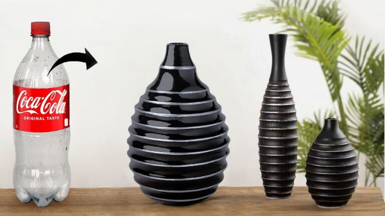 Crea 5 vasi di fiori unici con bottiglie di plastica riciclata!