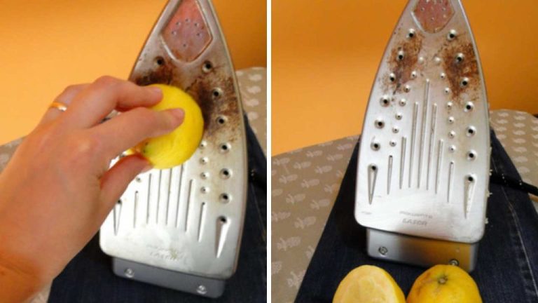 Passa una fettina di limone sotto il ferro: il trucco delle casalinghe