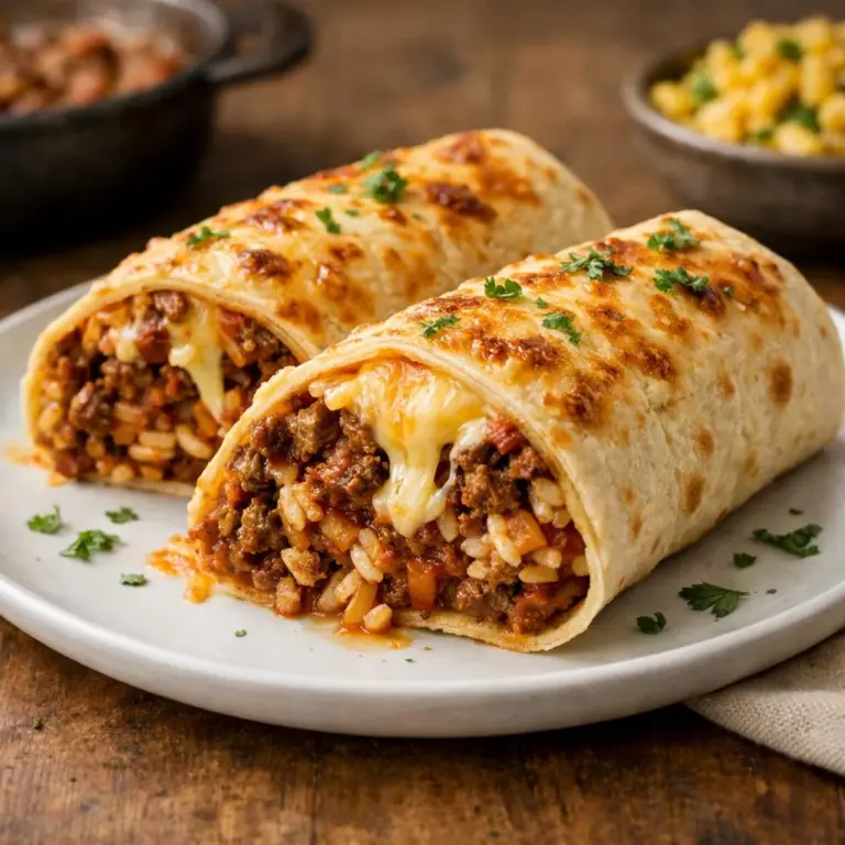 Burritos doppi con carne macinata e formaggio al forno: ecco come farli
