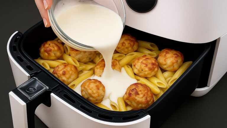 Scopri 5 segreti per cuocere pasta e polpette in friggitrice ad aria!
