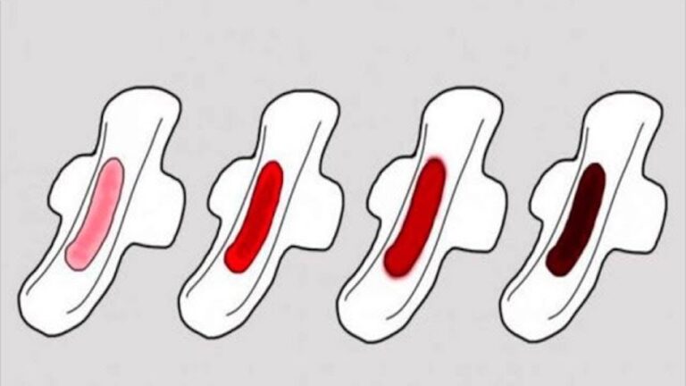 Scopri 5 segreti che il colore del sangue della tua mestruazione rivela sulla tua salute!