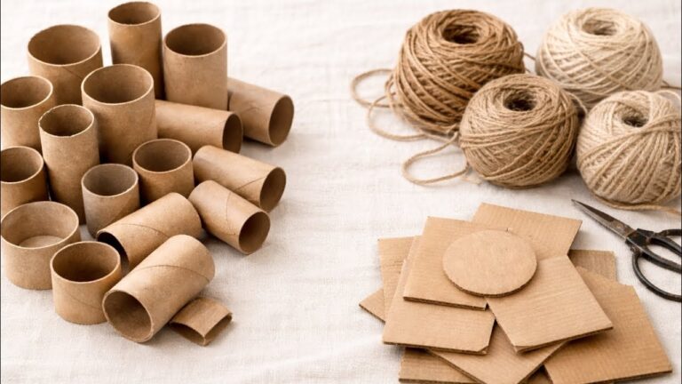 4 Idee DIY Geniali per Riciclare i Rotoli di Carta in Casa!