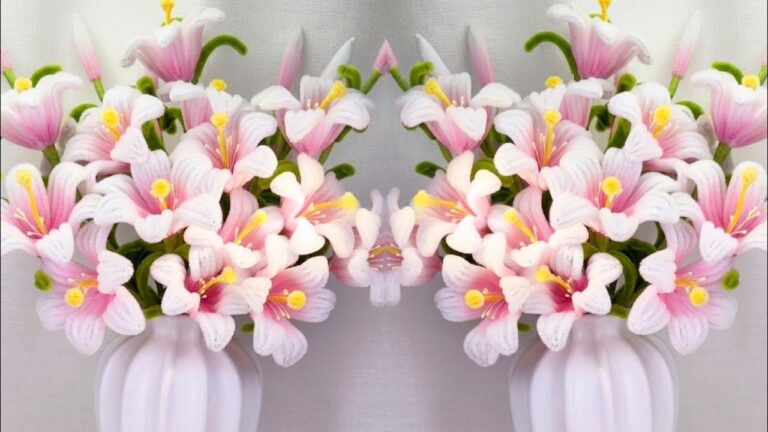 5 semplici passaggi per creare fiori di pipe cleaner per decorare la tua casa!