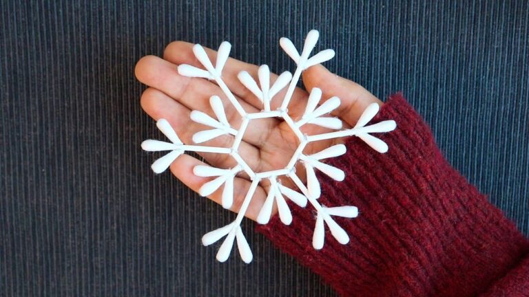 Crea 5 stelle di neve con i tuoi auricolari: guida facile e divertente!