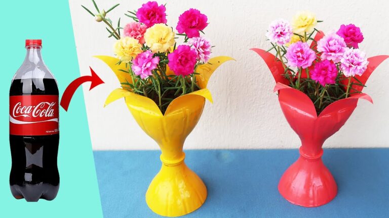 10 idee creative per vasi di fiori da bottiglie di plastica riciclate