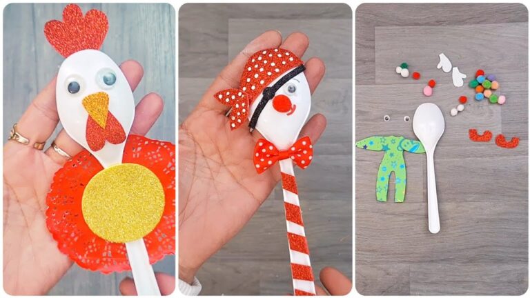 3 Idee creative da realizzare con cucchiai di plastica che ti stupiranno!