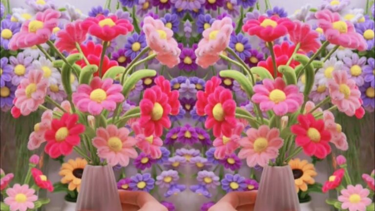 5 idee semplici per creare fiori con le pipe cleaner per decorare la tua tavola