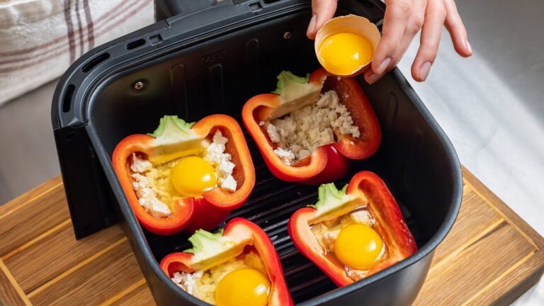 5 idee straordinarie con uova e peperoni nell’air fryer da provare subito!