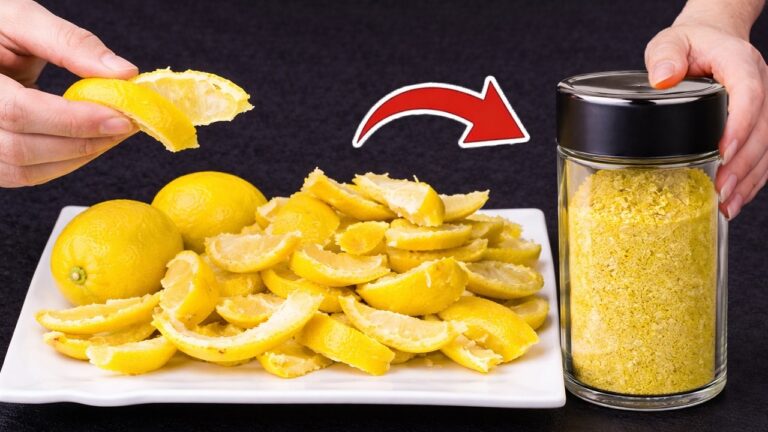 Utilizza 5 scorciatoie intelligenti per riutilizzare la buccia di limone in cucina