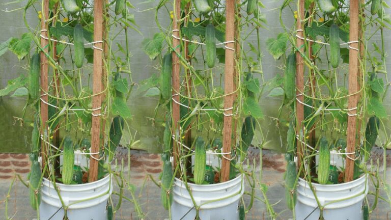 5 semplici passi per coltivare cetrioli in un secchio di vernice!