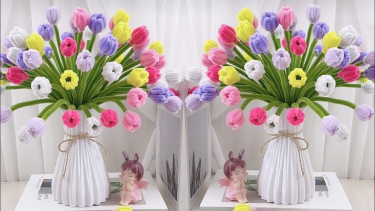Crea 7 splendidi tulipani con il fai da te: guida facile per principianti