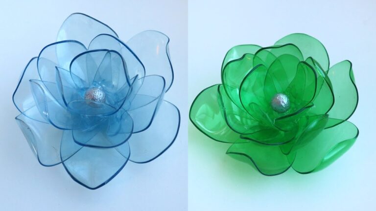 5 idee creative per fiori di plastica da bottiglia da realizzare facilmente