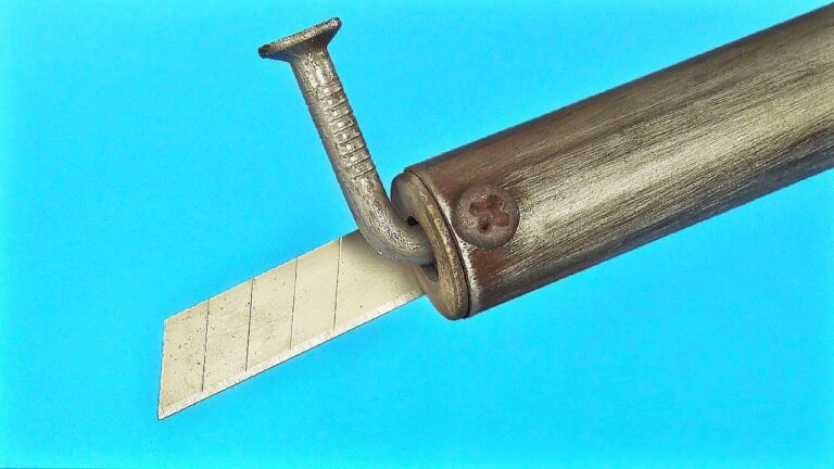 5 tecniche semplici per saldare la plastica con chiodo e coltello!