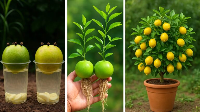 Scopri 5 passi per coltivare un limone con aglio e chiodi di garofano! 🌱🍋