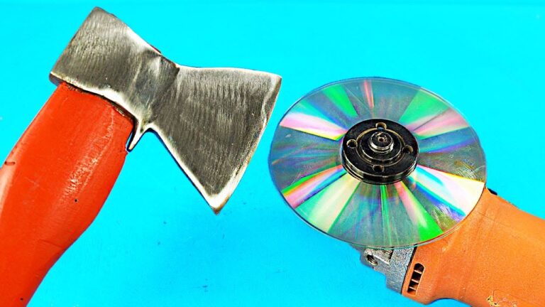 Raffina la tua ascia in 10 secondi con un semplice CD! Scopri come!