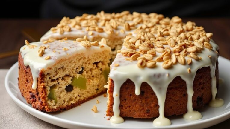 Scopri il mio dolce con avena, mela e kiwi pronto in 15 minuti!