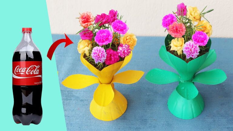 10 idee sorprendenti per fiori con bottiglie di plastica riciclate