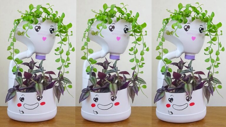5 idee creative per trasformare bottiglie di plastica in vasi da giardino