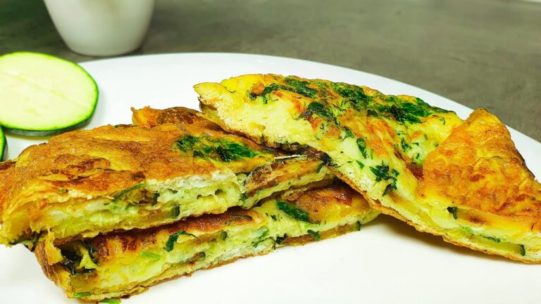 7 passaggi per un’omelette di zucchine deliziosa e economica! Scopri la ricetta!