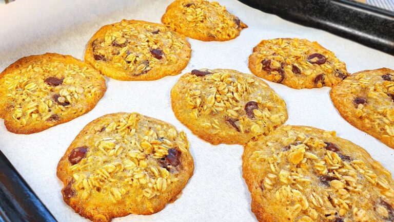 8 deliziose ricette di biscotti di avena con cioccolato da preparare in un attimo!