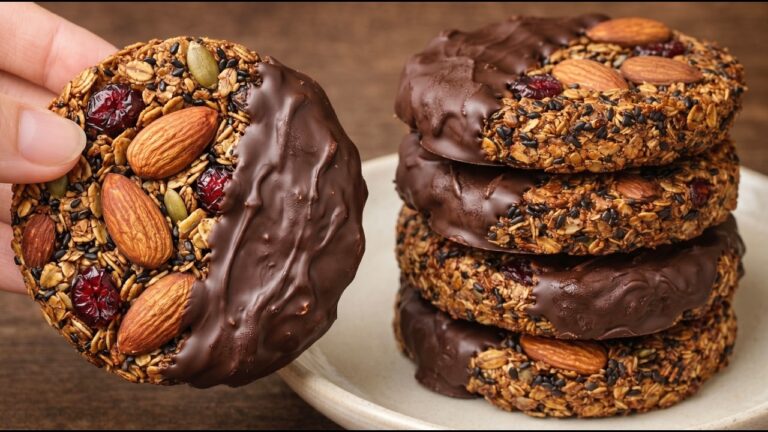 Non mangio zucchero! Biscotti sani all’avena in 15 minuti! Senza zucchero! Senza farina!